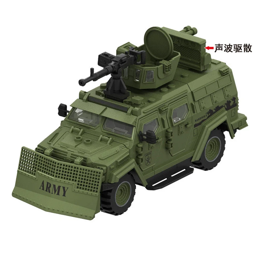 Military Army Soldiers  SWAT Police Armored Vehicle Building Blocks Bricks  DIY Toys Christmas Gift