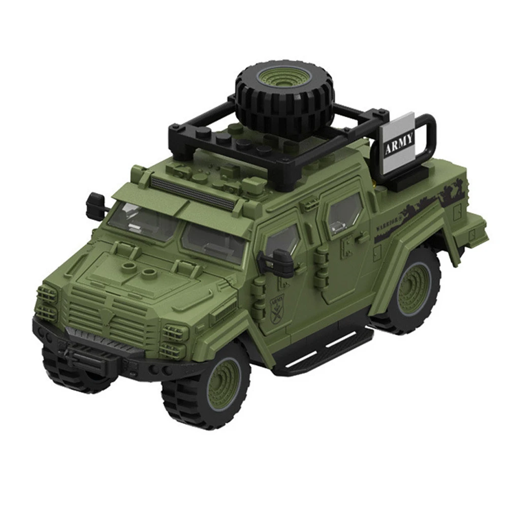 Military Army Soldiers  SWAT Police Armored Vehicle Building Blocks Bricks  DIY Toys Christmas Gift