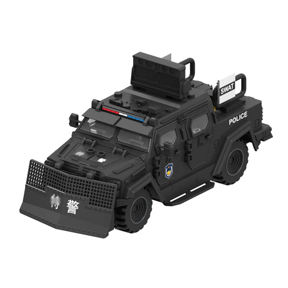 Military Army Soldiers  SWAT Police Armored Vehicle Building Blocks Bricks  DIY Toys Christmas Gift