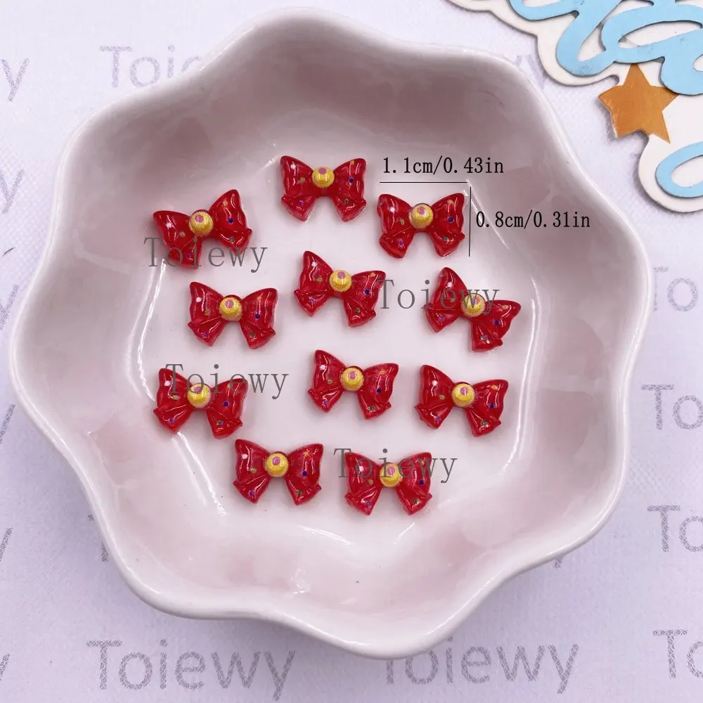 30pcs Resin Colorful Cartoon Mini Glitter Magic Wand Cat Clothe Girl Nail Art Flatback Rhinestone DIY Christmas Scrapbook Crafts