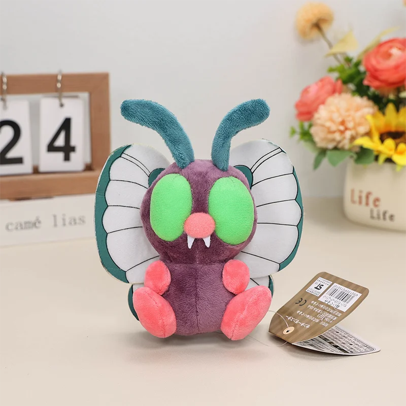 Pokemon Butterfree Plush Toys Butterfly Caterpie Scolipede Plushies Soft Stuffed Animal Cute Dolls Christmas Halloween Gifts