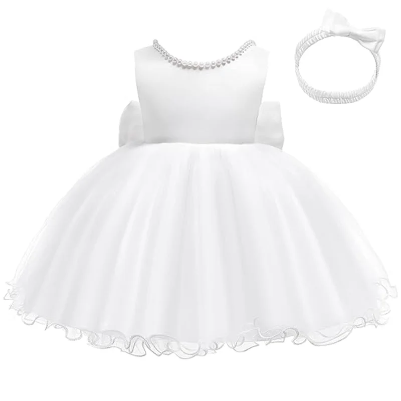 Baby Christmas Costume Christening Princess Dress For Baby Girls Wedding Kids Infant 1st Birthday Party Dress Newborn Clothes