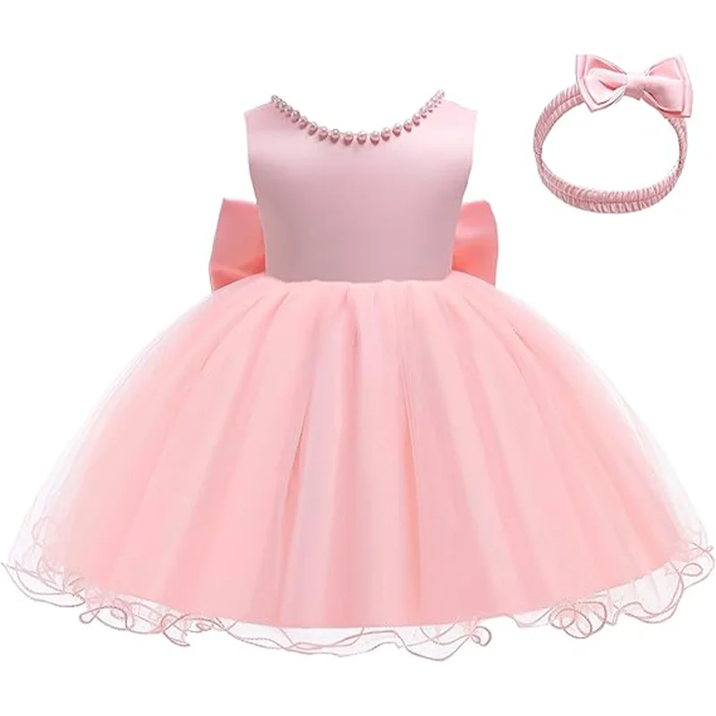 Baby Christmas Costume Christening Princess Dress For Baby Girls Wedding Kids Infant 1st Birthday Party Dress Newborn Clothes