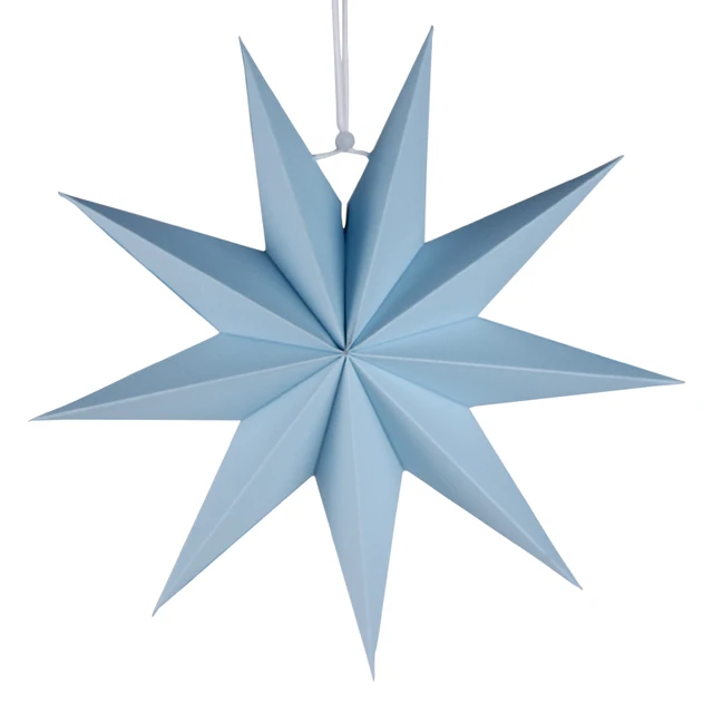 30cm Nine Tip Paper Stars Colorful Lanterns Hanging Stars Christmas Tree Ornament Home Party Wedding Bedroom Wall DIY Decoration