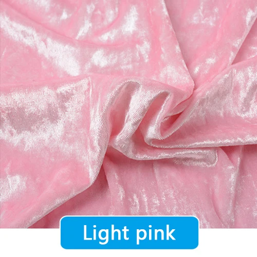 50*50cm 23 Colors DIY Hand Sewing Gold Velvet Fabric Stretch Diamond Luster Cloth Soft Ice Velvet Doll Wallet Christmas Packagin
