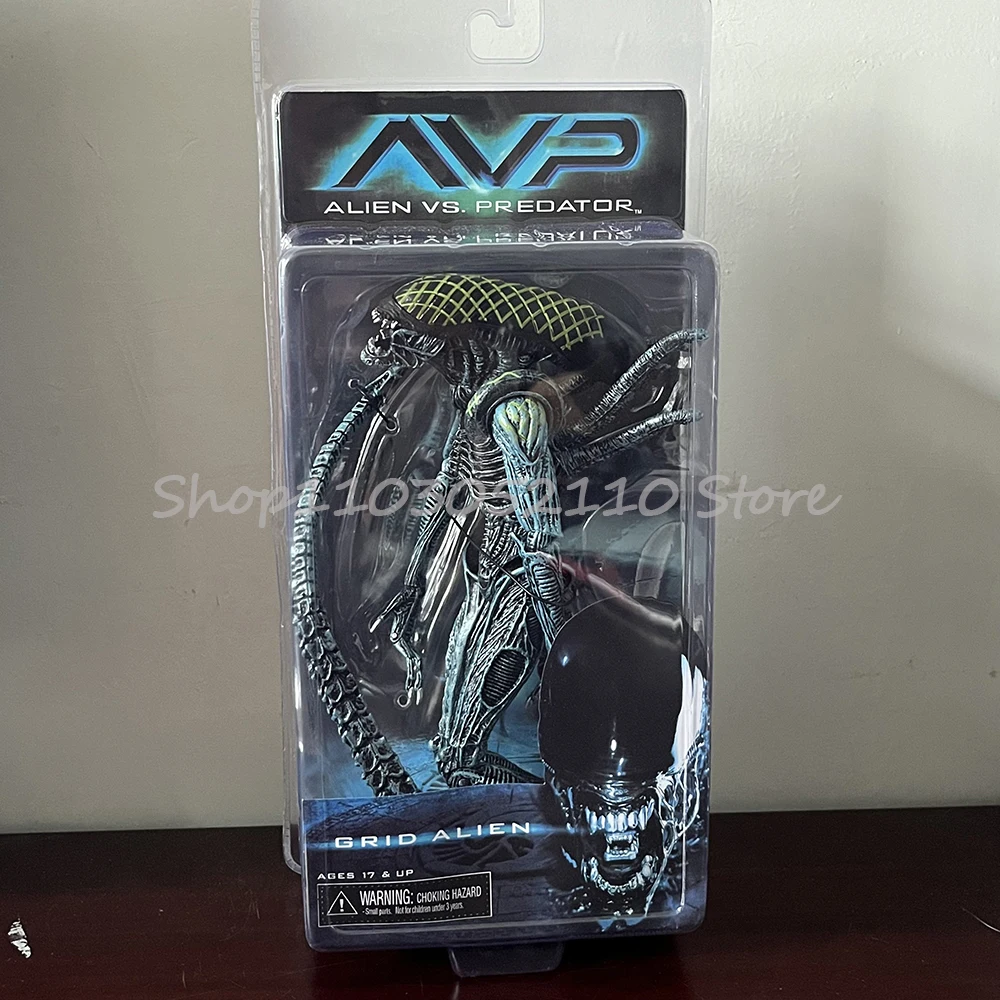 Grid Warrior Xenomorph Alien Figure Alien vs Predator Action Figure Collectible Model Toys Christmas Birthday Gift