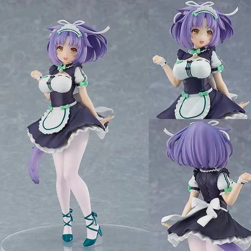 2023 18cm NEKOPARA Maid Cinnamon Action Figure Collection Toys Christmas Gift Doll With Box