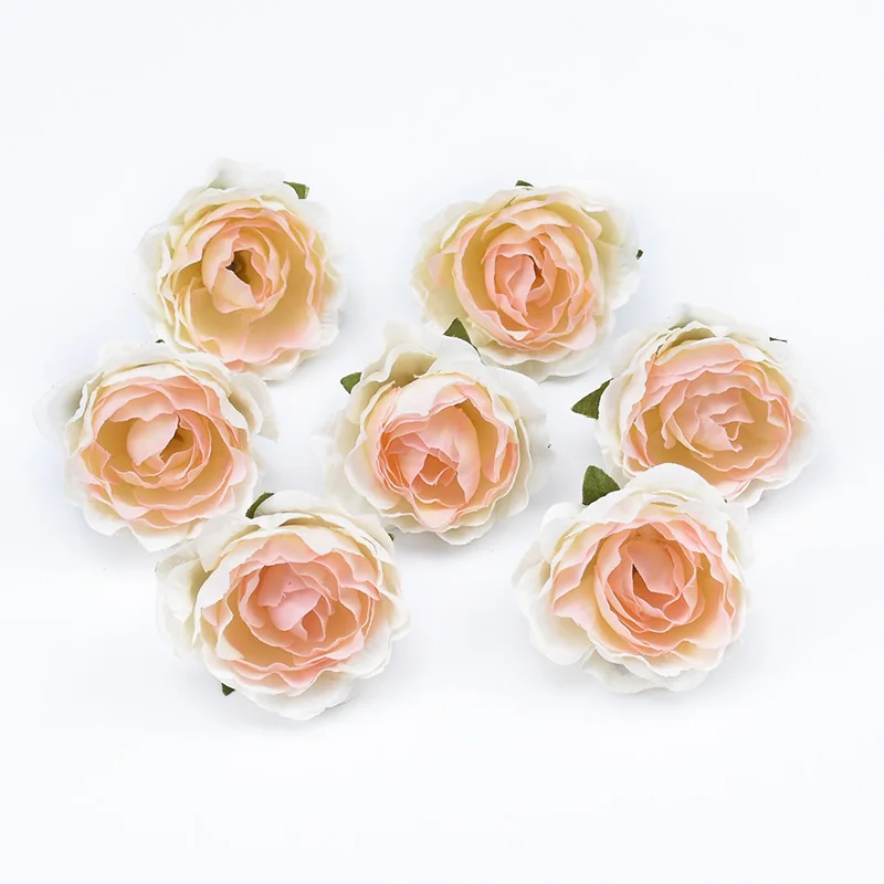 10/30 Pieces 4CM Roses Head Wedding Bridal Accessories Clearance Christmas Decorations for Home Scrapbooking Artificial Flowers