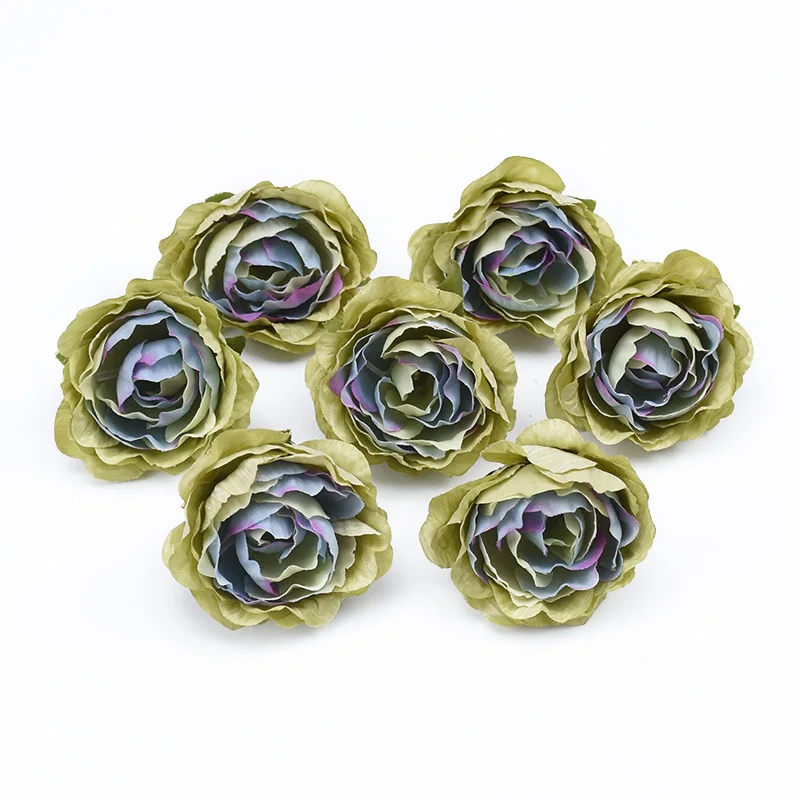10/30 Pieces 4CM Roses Head Wedding Bridal Accessories Clearance Christmas Decorations for Home Scrapbooking Artificial Flowers