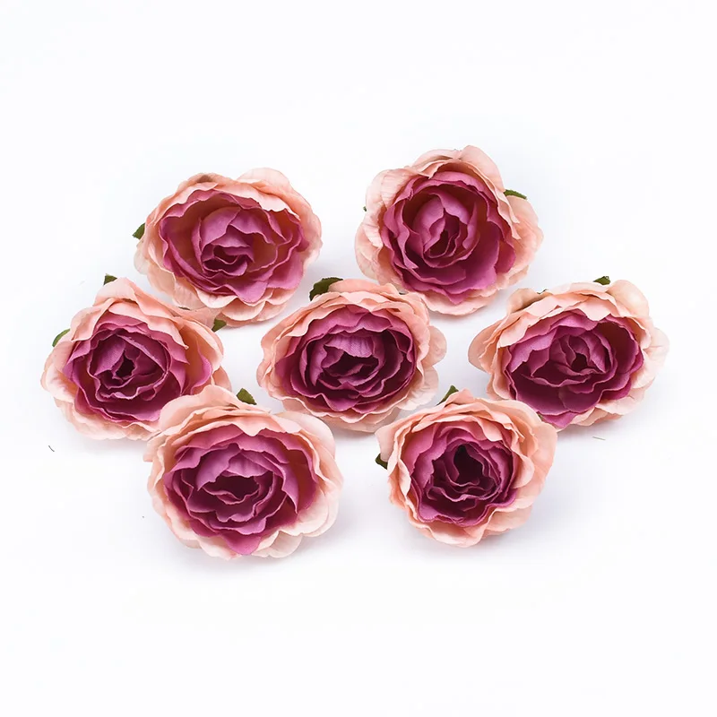 10/30 Pieces 4CM Roses Head Wedding Bridal Accessories Clearance Christmas Decorations for Home Scrapbooking Artificial Flowers