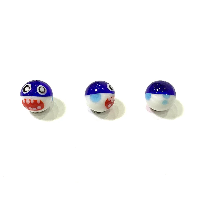 6pcs 16mm Rare Marbles Glass Ball Ornaments Aquarium Bonsai Decor Accessories Game Toy Pinball Christmas New Year Gifts for Kids