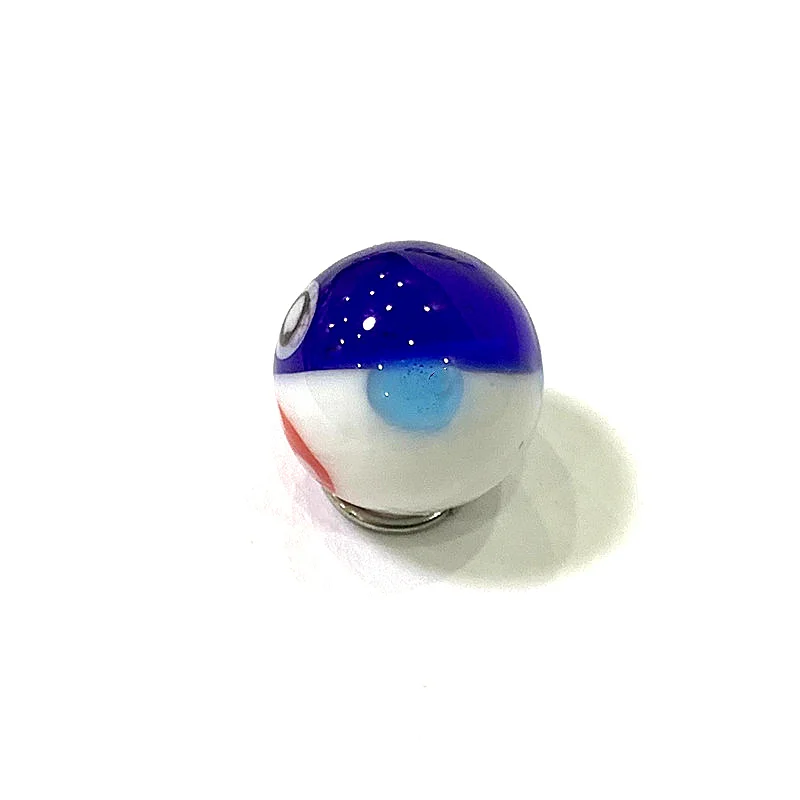 6pcs 16mm Rare Marbles Glass Ball Ornaments Aquarium Bonsai Decor Accessories Game Toy Pinball Christmas New Year Gifts for Kids