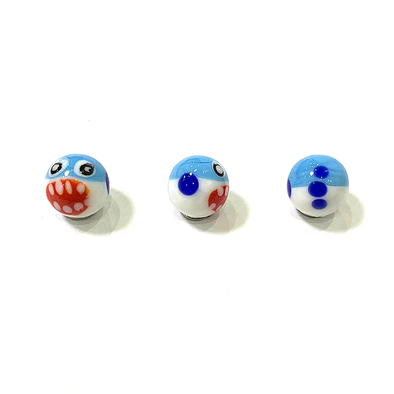 6pcs 16mm Rare Marbles Glass Ball Ornaments Aquarium Bonsai Decor Accessories Game Toy Pinball Christmas New Year Gifts for Kids