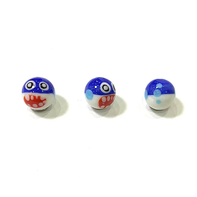 6pcs 16mm Rare Marbles Glass Ball Ornaments Aquarium Bonsai Decor Accessories Game Toy Pinball Christmas New Year Gifts for Kids