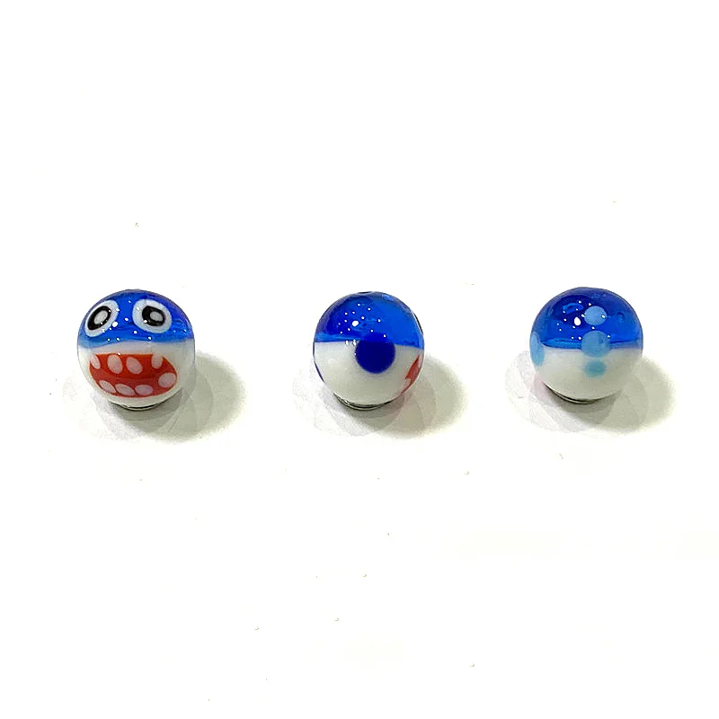 6pcs 16mm Rare Marbles Glass Ball Ornaments Aquarium Bonsai Decor Accessories Game Toy Pinball Christmas New Year Gifts for Kids