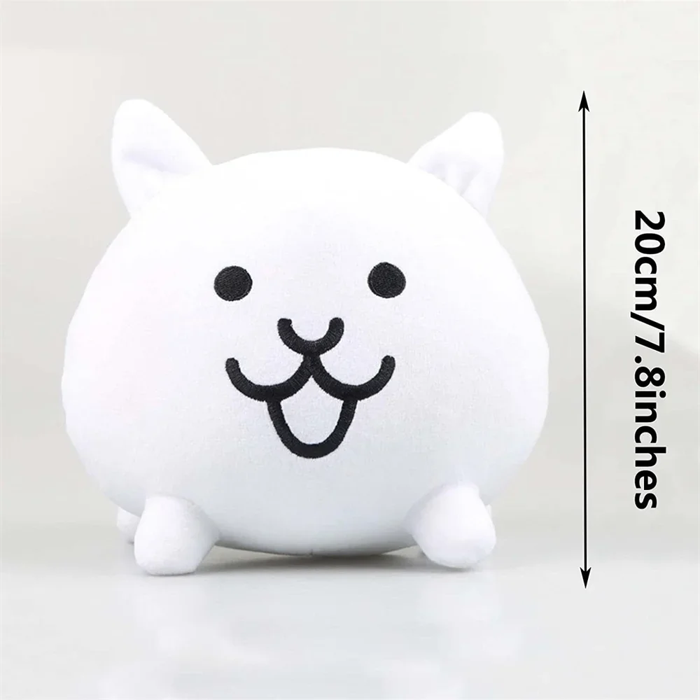 20-39cm The Battle Cats Plush Toy Nyanko Great War Stuffed Doll Plushies Figure Animal Kids Fans Birthday Christmas Gift Decor