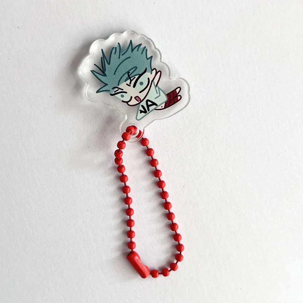 Anime ALIEN STAGE IVAN & TILL Cosplay Keychain Unisex Acrylic Bag Pendant Kawaii Key Ring Accessory Props Christmas Gifts
