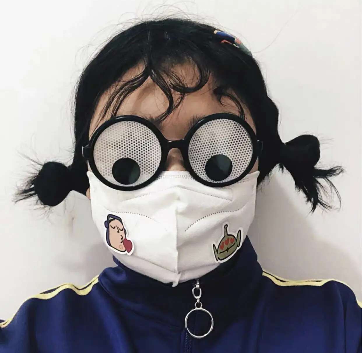 Funny Glasses Cosplay Halloween Costumes Accessories Eyeball Rolling Glasses Christmas Gifts Masqurade Decor Fancy Dress