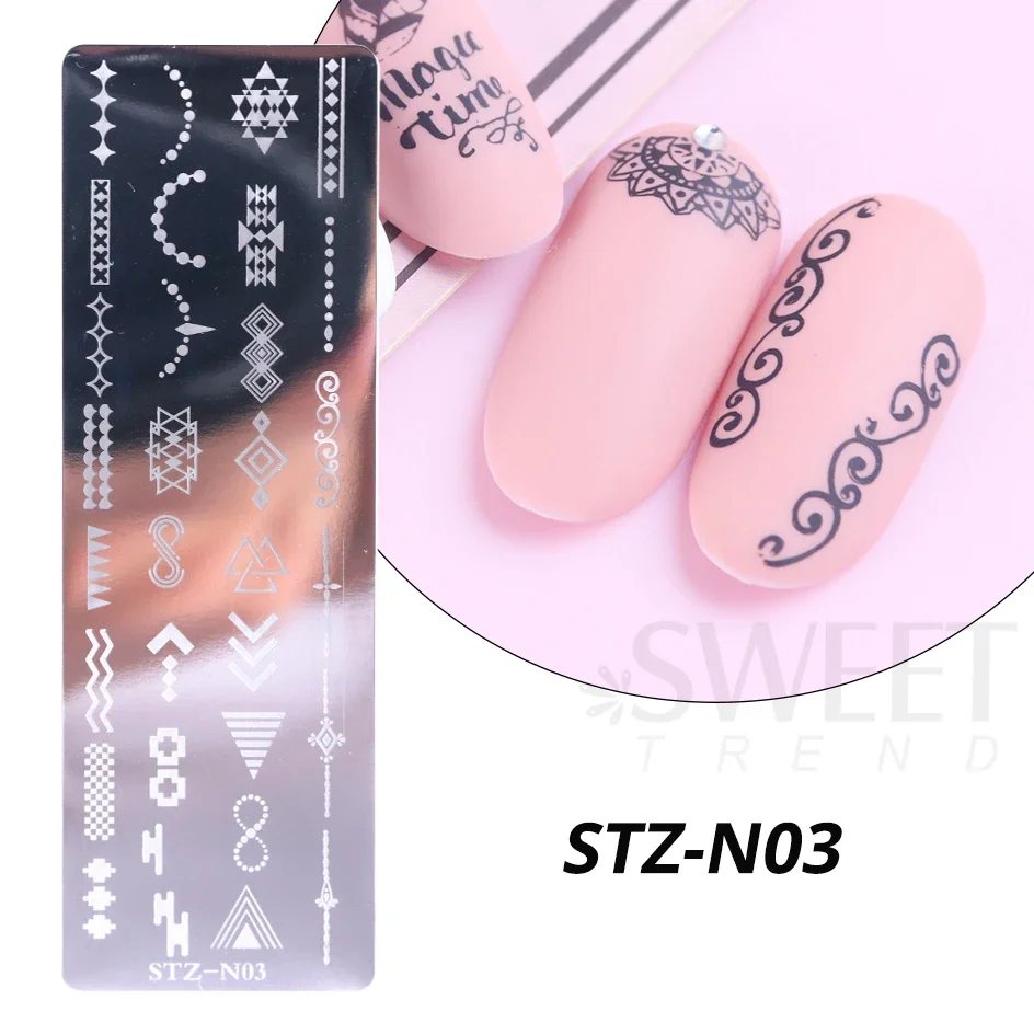 Nail Art Stamping Plate Snowflake Winter Christmas Rose Leaves Butterfly Desgin For Nail Polish Printing Template Tools Supplies