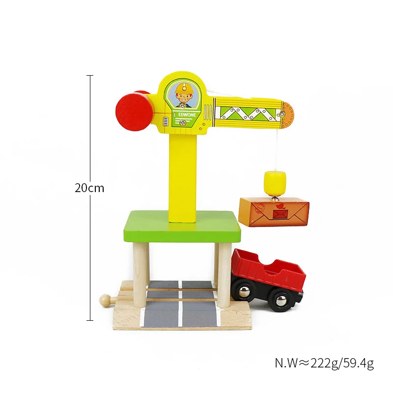 33style DIY Wooden Train Rail Tracks Accessories Wood Railway Track Parts Fit For All Wood Track Toy Christmas Birthday kid Gift