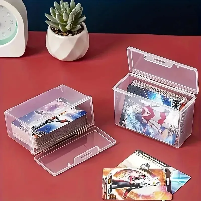 1/2pcs Playing Card Box, Clear Deck Case, Two Poker Images Can Be Placed (NO Cards) Christmas, Halloween, Thanksgiving Gift Part