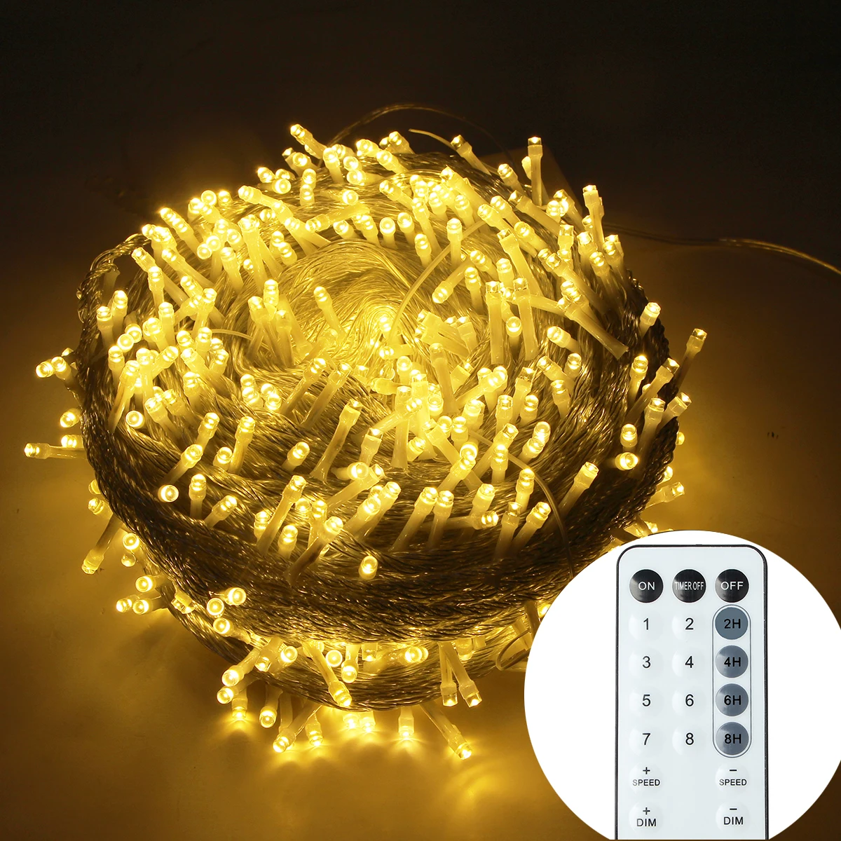 10/50M/100M LED String Lights Outdoor Fairy Lights Christmas Garland For New Year Party Terrace Garden Christmas Tree Decor
