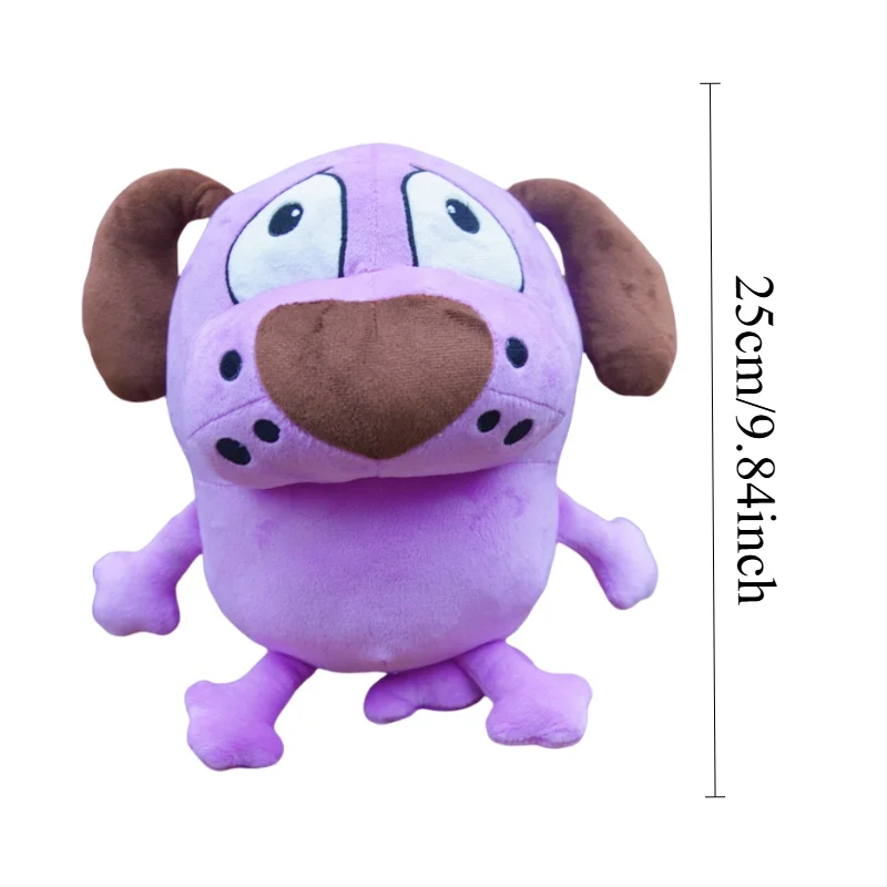 TreasuringU Purple Dog Plush Toys Cartoon Animals Fluffy Dolls Kawaii Dog Stuffes Toy Plushie Eggplant Dog Toy Christmas Gifts