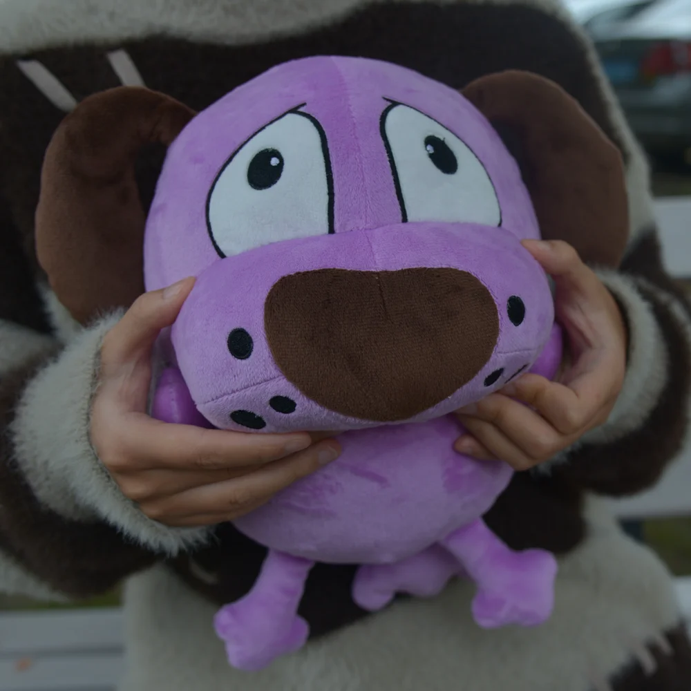TreasuringU Purple Dog Plush Toys Cartoon Animals Fluffy Dolls Kawaii Dog Stuffes Toy Plushie Eggplant Dog Toy Christmas Gifts