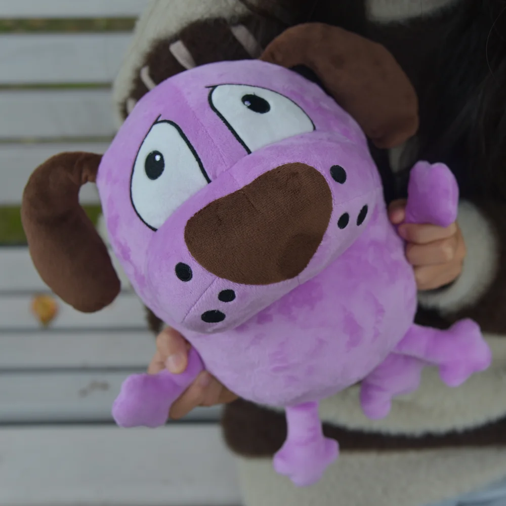TreasuringU Purple Dog Plush Toys Cartoon Animals Fluffy Dolls Kawaii Dog Stuffes Toy Plushie Eggplant Dog Toy Christmas Gifts