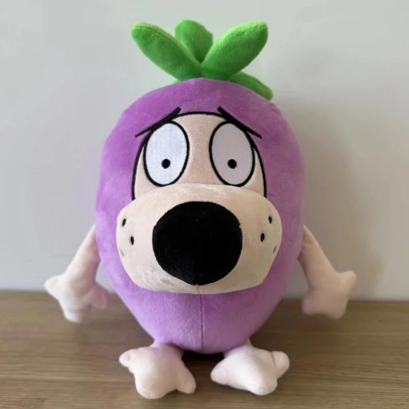TreasuringU Purple Dog Plush Toys Cartoon Animals Fluffy Dolls Kawaii Dog Stuffes Toy Plushie Eggplant Dog Toy Christmas Gifts