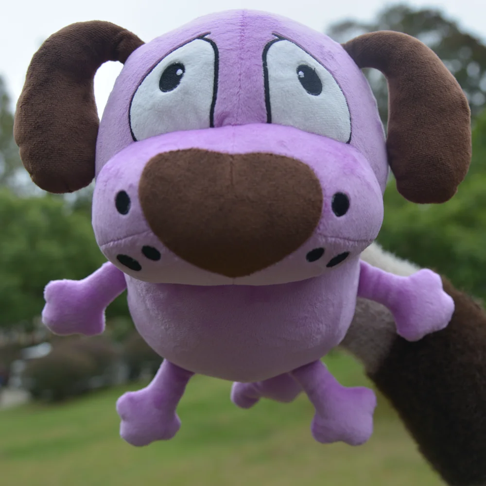 TreasuringU Purple Dog Plush Toys Cartoon Animals Fluffy Dolls Kawaii Dog Stuffes Toy Plushie Eggplant Dog Toy Christmas Gifts