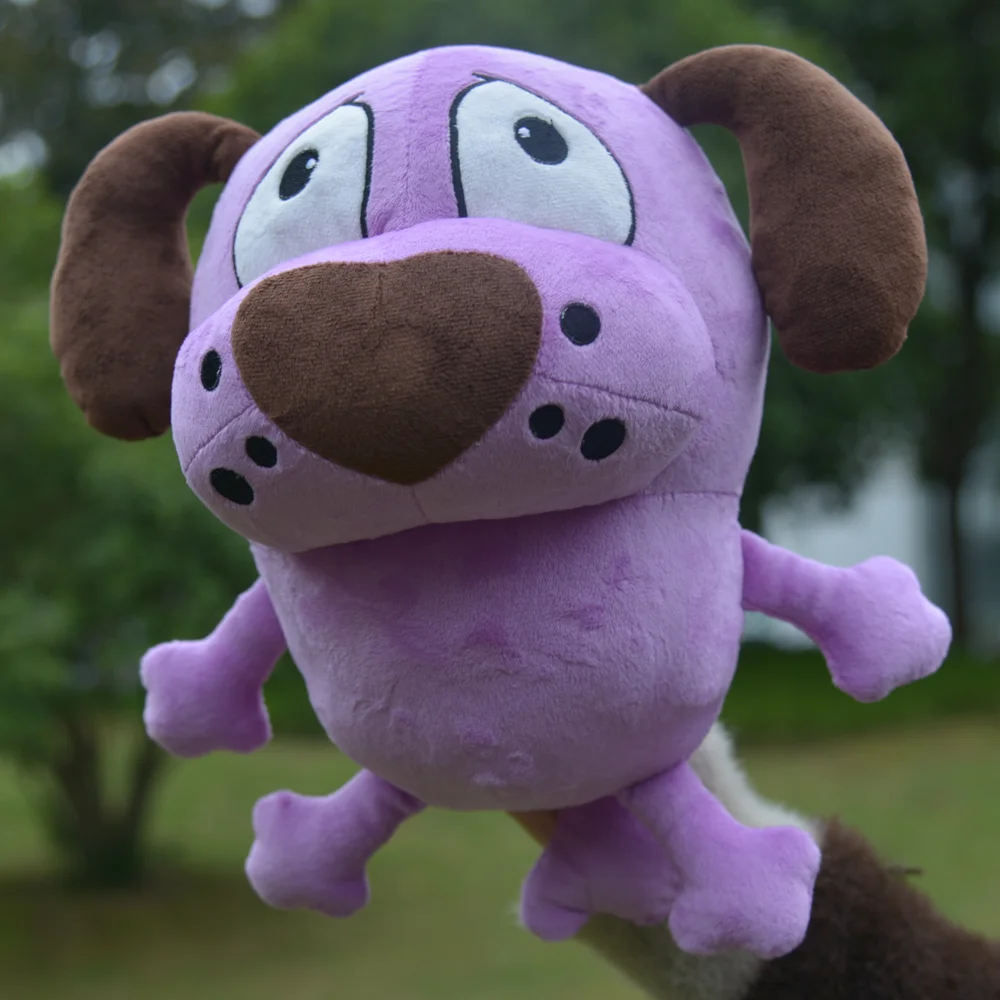 TreasuringU Purple Dog Plush Toys Cartoon Animals Fluffy Dolls Kawaii Dog Stuffes Toy Plushie Eggplant Dog Toy Christmas Gifts