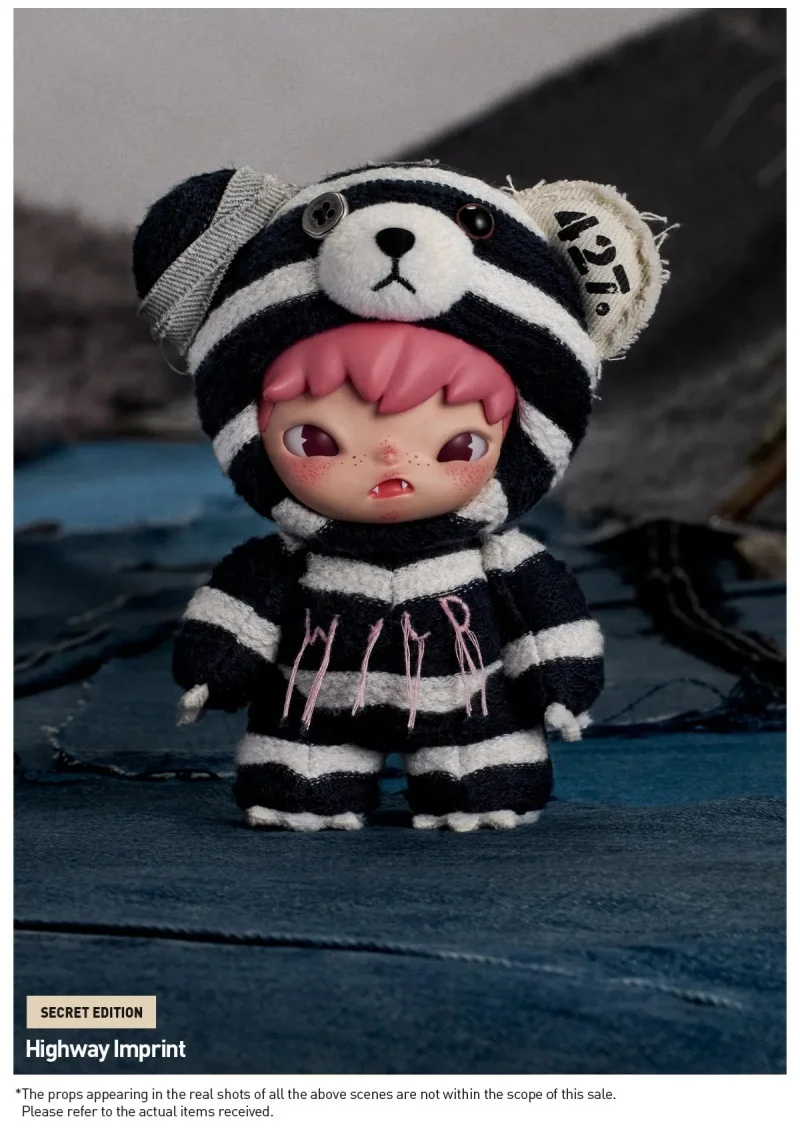 POP MART Genuine Hirono Road Journal Series Vinyl Face Blind Box Plush Doll Pendant Decoration Collection Christmas Gift Toys