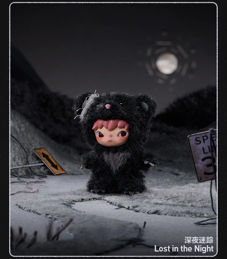POP MART Genuine Hirono Road Journal Series Vinyl Face Blind Box Plush Doll Pendant Decoration Collection Christmas Gift Toys