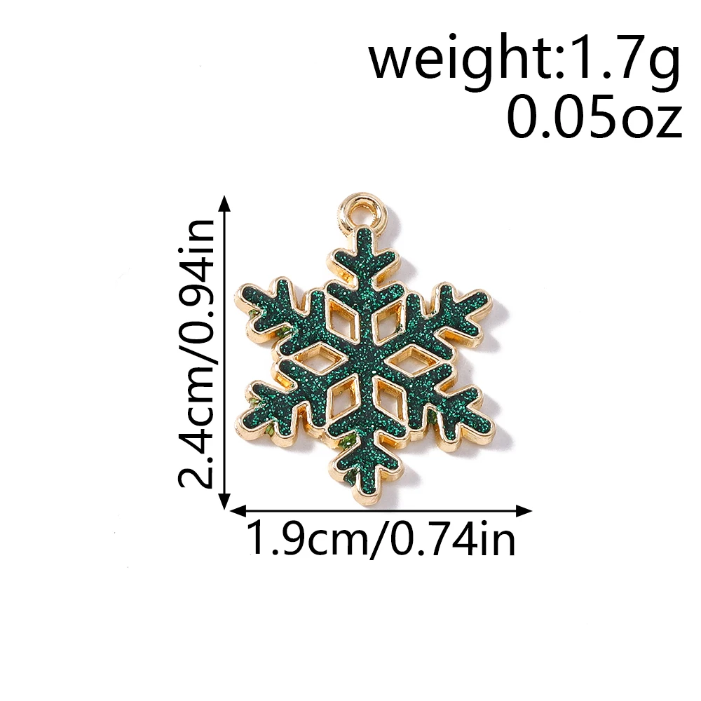 Tusember 10pcs Enamel Christmas Gingerbread House Charms for Christmas Necklaces Earrings Bracelets Pendant Craft