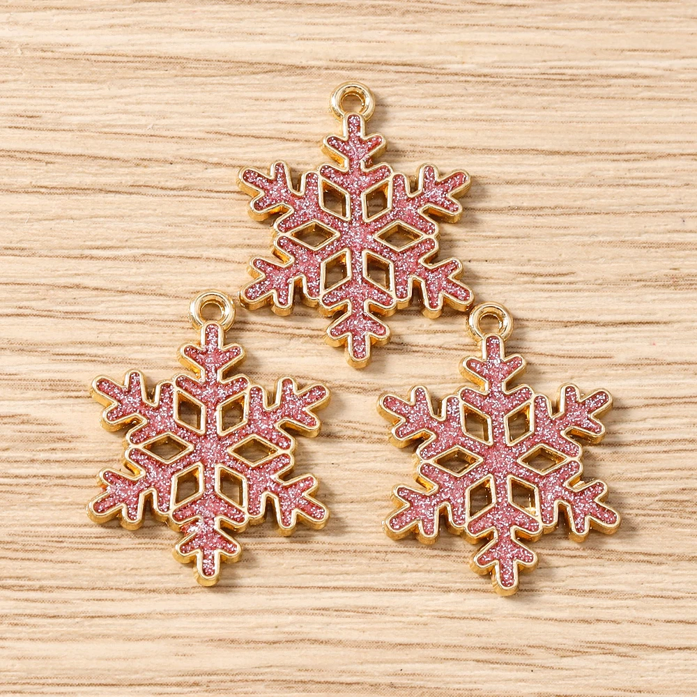 Tusember 10pcs Enamel Christmas Gingerbread House Charms for Christmas Necklaces Earrings Bracelets Pendant Craft