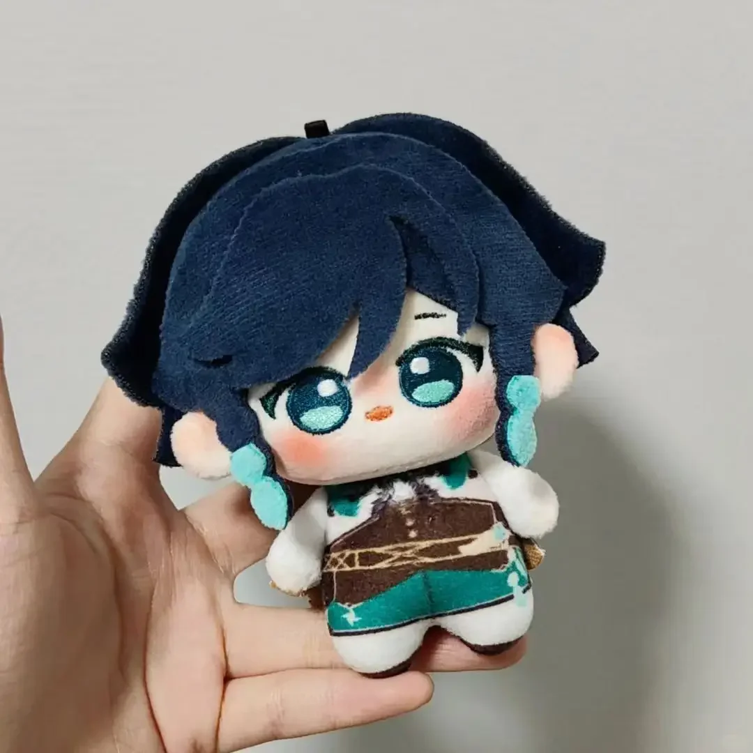 New Genshin Impact Venti Cosplay 10CM Anime Plush Stuffed Body Backpack Ornaments Pendant Christmas Gifts