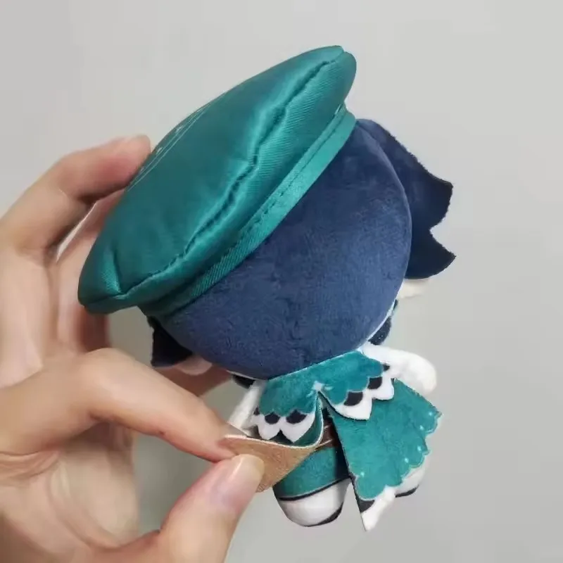 New Genshin Impact Venti Cosplay 10CM Anime Plush Stuffed Body Backpack Ornaments Pendant Christmas Gifts