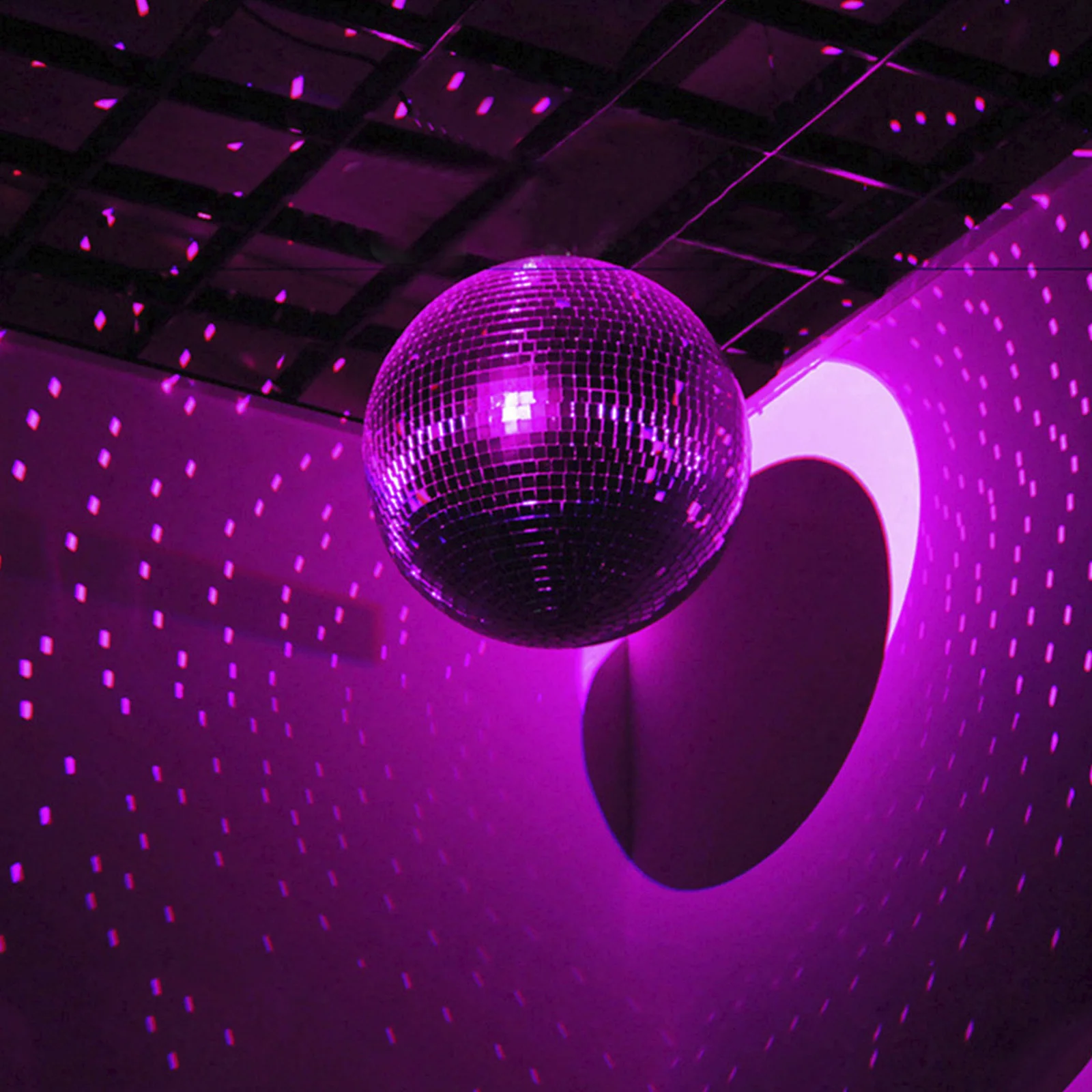 Disco Ball Hanging Mirror Ball Disco Ball Decor DJ Lights, for Disco Party Decor,Weddings,KTV ,Christmas Decor,Home Celebrations