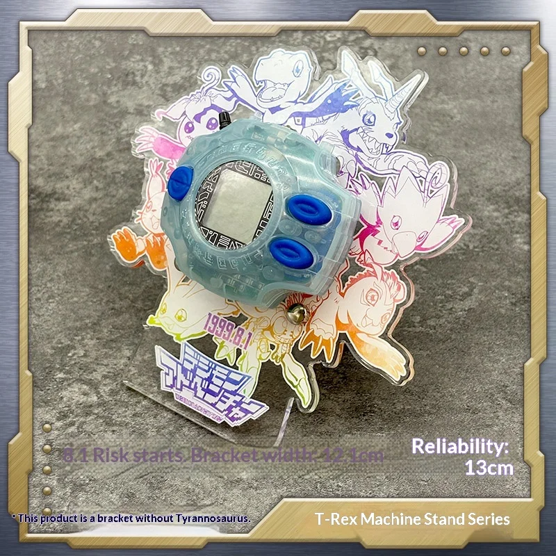Digimon Digivice Acrylic Display Stand Color Screen Radio Wave Ancestor Super Dragon D-3 Children'S Gift Christmas Gift