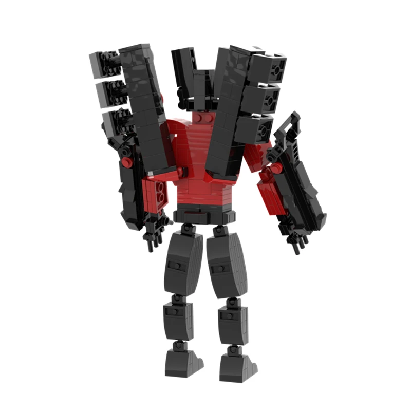 407pcs/set New Skibidi Toilet Updated Speaker Man Building Blocks DIY Titan Mecha MOC Bricks Model Toys For Kids Christmas Gifts