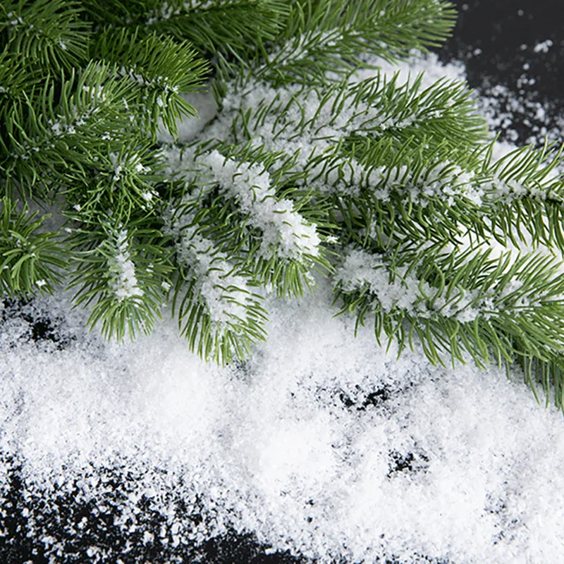 30G Simulation Snowflak Miniature Coarse/Fine Snow Powder Model Christmas/Building Sand Table Scene Layout Materials Diorama Kit
