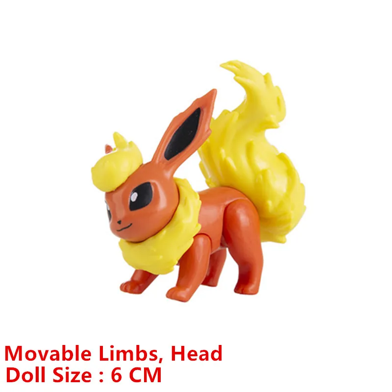 New 4-9CM Pokemon Cartoons Movie Anime Figure Gengar Pikachu Eevee Dragon Pet Action Figure Model Toy Christmas Gift Buy in Bulk