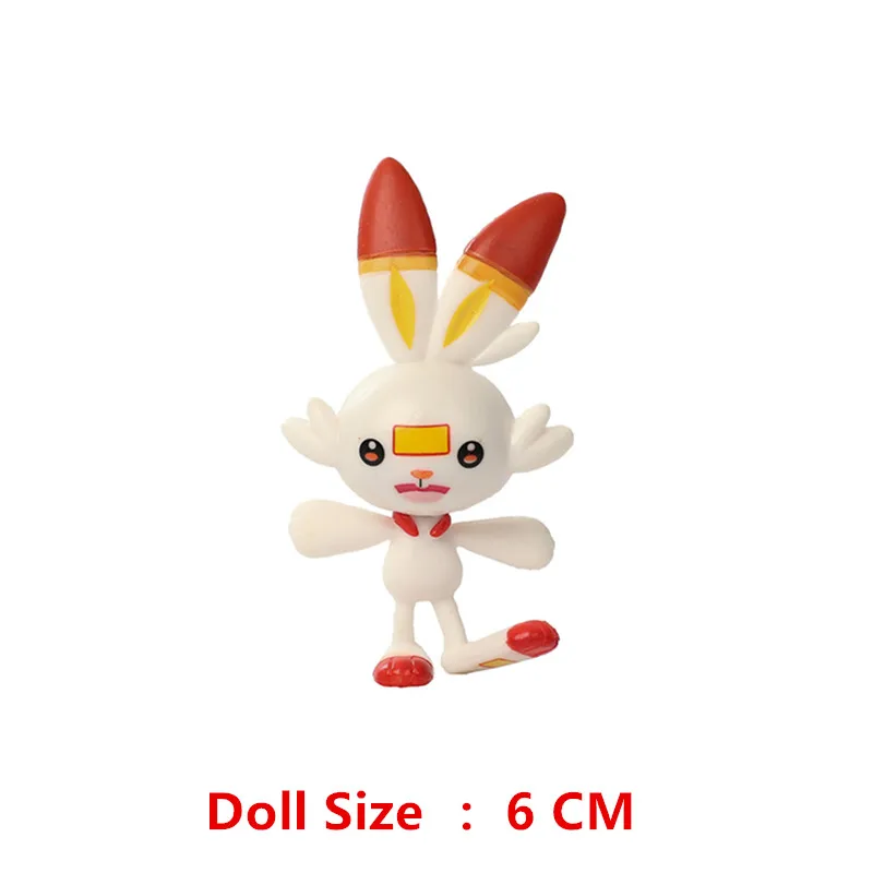 New 4-9CM Pokemon Cartoons Movie Anime Figure Gengar Pikachu Eevee Dragon Pet Action Figure Model Toy Christmas Gift Buy in Bulk
