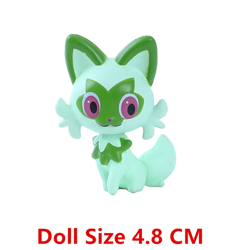 New 4-9CM Pokemon Cartoons Movie Anime Figure Gengar Pikachu Eevee Dragon Pet Action Figure Model Toy Christmas Gift Buy in Bulk