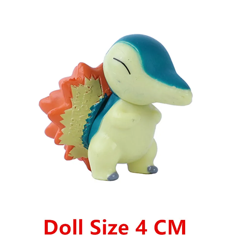 New 4-9CM Pokemon Cartoons Movie Anime Figure Gengar Pikachu Eevee Dragon Pet Action Figure Model Toy Christmas Gift Buy in Bulk