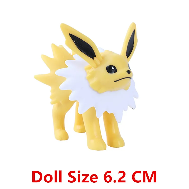 New 4-9CM Pokemon Cartoons Movie Anime Figure Gengar Pikachu Eevee Dragon Pet Action Figure Model Toy Christmas Gift Buy in Bulk