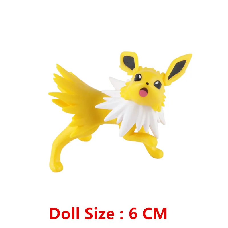 New 4-9CM Pokemon Cartoons Movie Anime Figure Gengar Pikachu Eevee Dragon Pet Action Figure Model Toy Christmas Gift Buy in Bulk