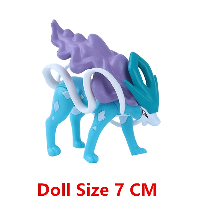 New 4-9CM Pokemon Cartoons Movie Anime Figure Gengar Pikachu Eevee Dragon Pet Action Figure Model Toy Christmas Gift Buy in Bulk