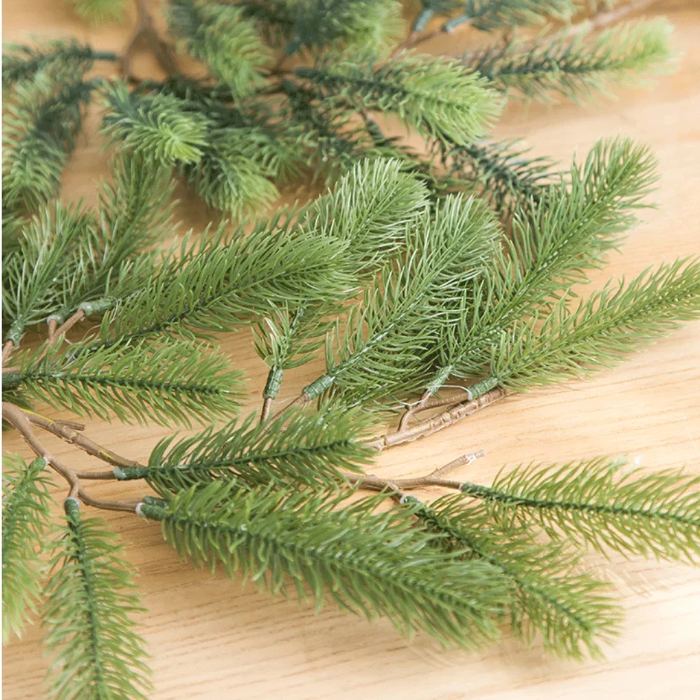 Artificial Christmas Pine Garland, Greenery Winter Garland Decor for Home, Wall, Porch, Table, Mantle, Indoor Outdoor Decoration